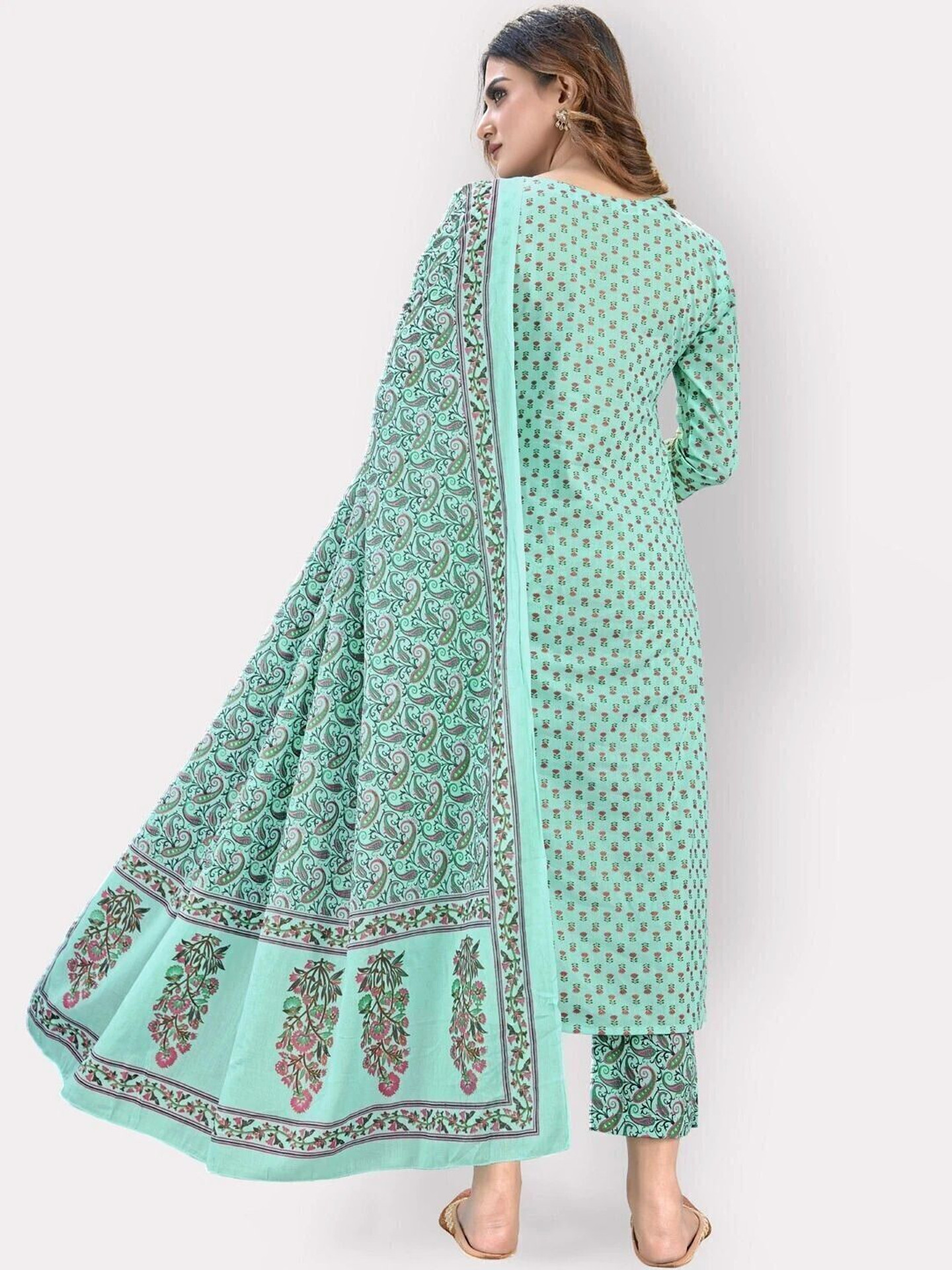 VBUYZ Women Pure Cotton Kurta Pant Set - Image 5